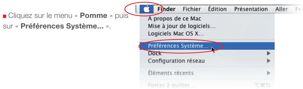 SAGEM COM FAST 2704 - Configuration d'une liaison filaire sous macos x 10.5 / 10.6 - 1