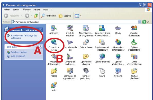 SAGEM COM FAST 2704 - Configuration d'une liaison filaire sous windows XP - 1