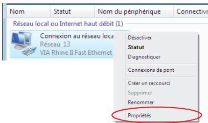 SAGEM COM FAST 2704 - Configuration d'une liaison filaire sous windows vista / windows 7 / windows 8 - 2