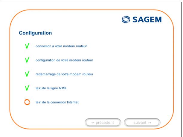 SAGEM SCARLET - Installation et configuration de votre routeur sur le port USB de votre ordinateur - 10