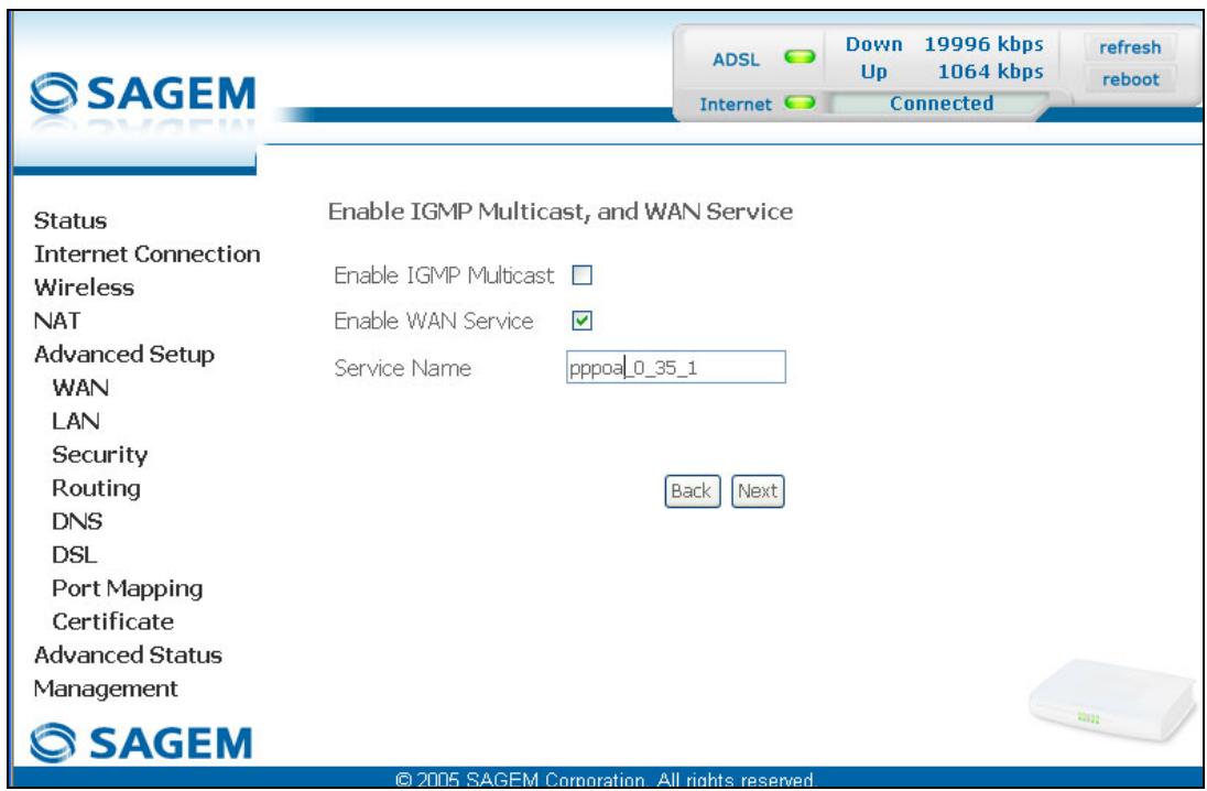 SAGEM SCARLET - WAN - 6
