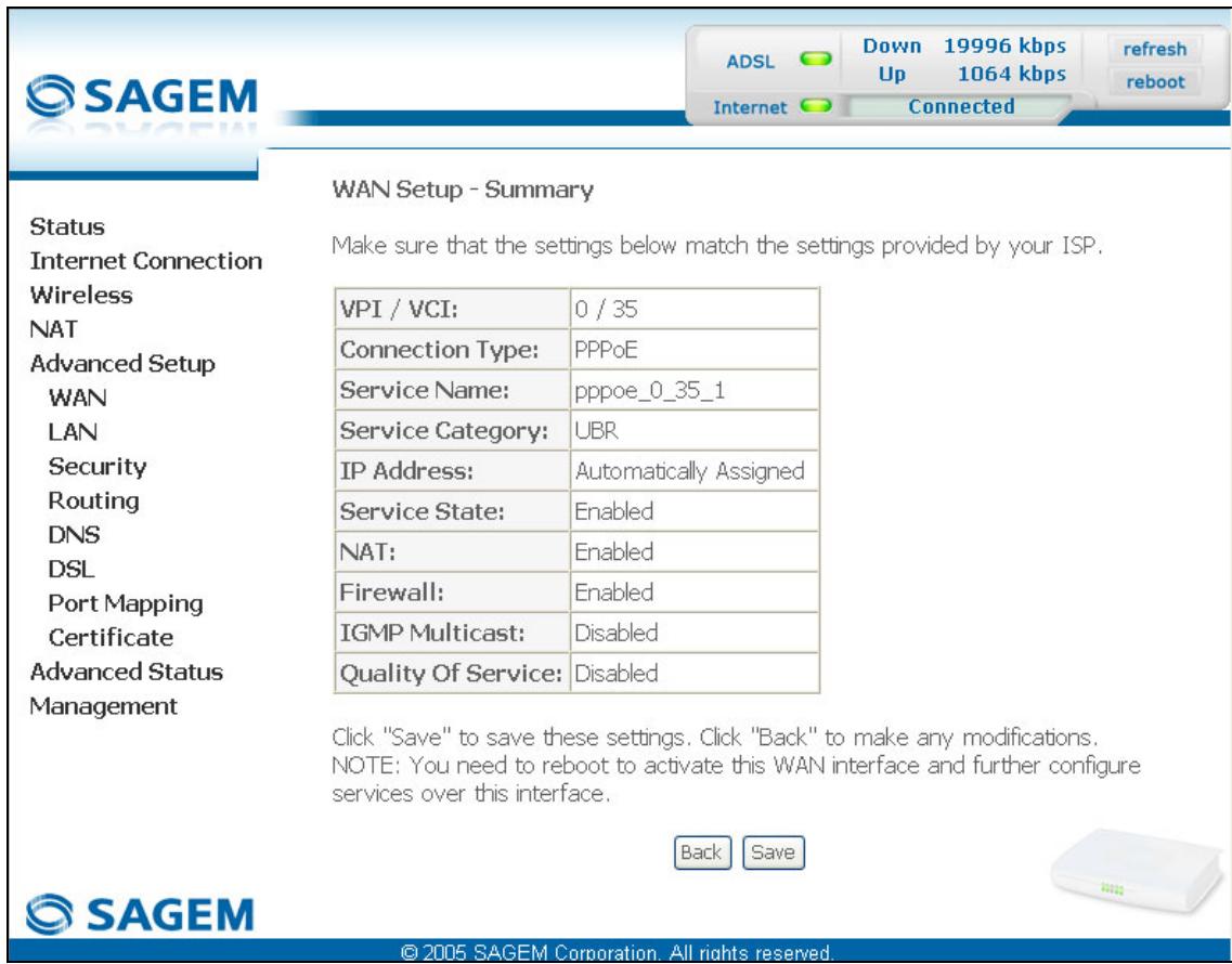 SAGEM SCARLET - PPP over ethernet (pppoe) - 3