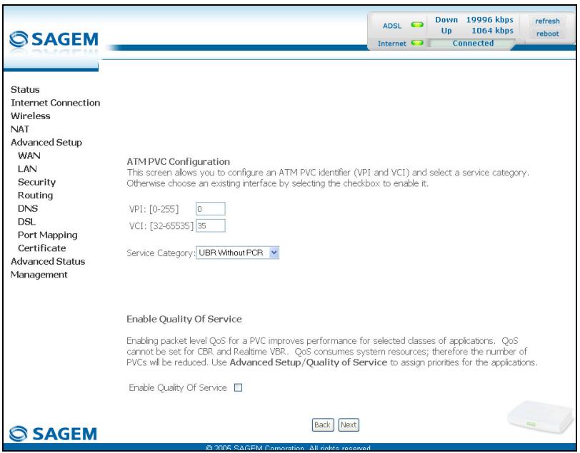 SAGEM SCARLET - WAN - 2