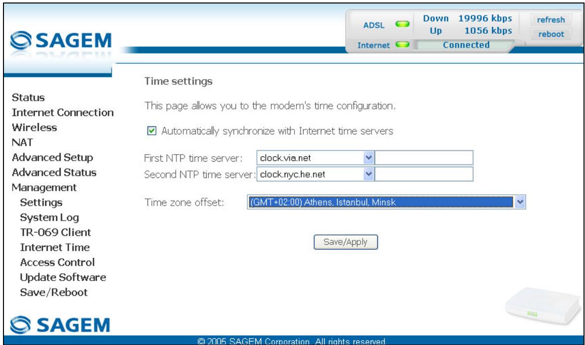 SAGEM SCARLET - Internet time - 1