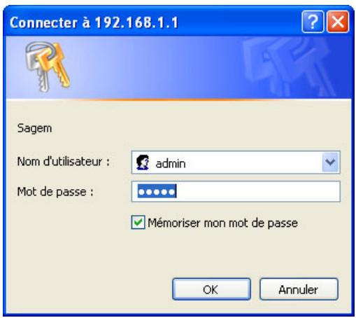 SAGEM SCARLET - Accès à l'écran de bienvenue - 4