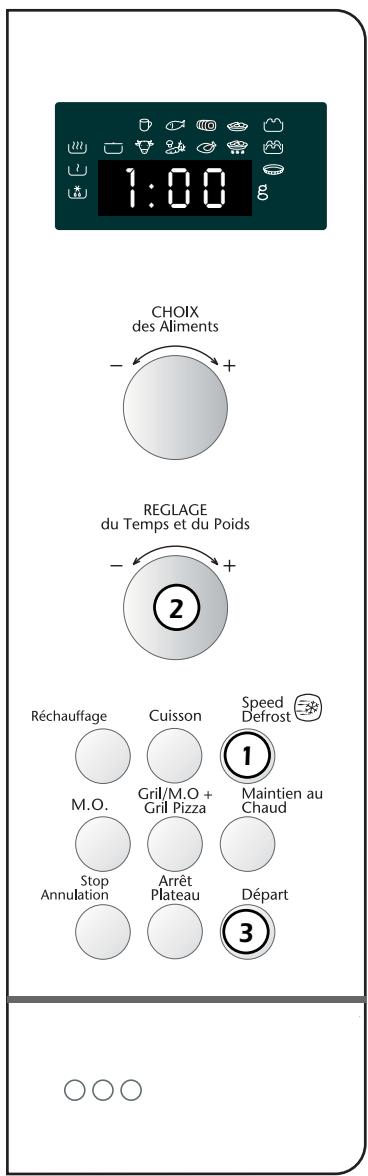 SAUTER SME 1220 X,  SME1220B,  SME1220BB,  SME1220X,  SME 1220 B,  SME1220W - La fonction speed defrost - 4