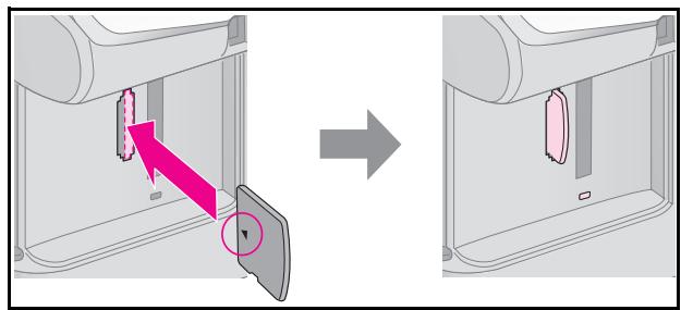 EPSON STYLUS DX6050 - Insertion de la carte mémoire - 3