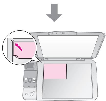 EPSON STYLUS DX6050 - Mise en place des documents originaux sur la vitre d'exposition - 3