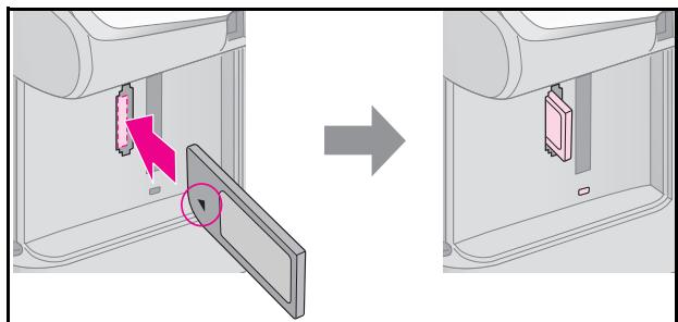 EPSON STYLUS DX6050 - Insertion de la carte mémoire - 8