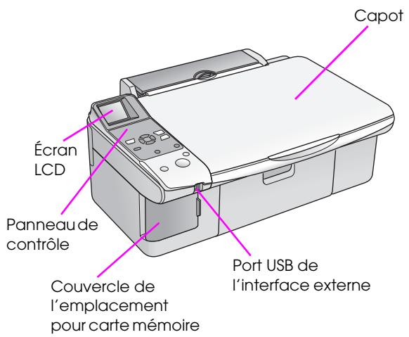 EPSON STYLUS DX6050 - Écran LCD - 1