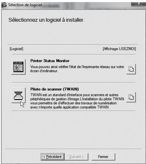 SHARP AR-6020 - Installation du pilote de scanner - 1