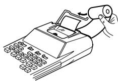 SHARP EL-1701C - REMPLACEMENT DU ROULEAU DE PAPIER - 1