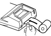 SHARP EL-1701C - Reemplacement du rouleau de PAPIER - 1