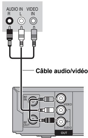 PANASONIC DMR-EX773 - Pour connecter un téléviseur avec AUDIO/VIDEO - 1