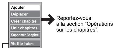 PANASONIC DMR-EX773 - Montage et lecture de Listes de lecture (Video)/chapitres - 4