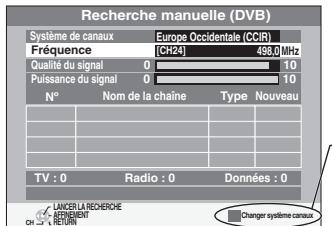 PANASONIC DMR-EX773 - ■ Recherche manuelle (DVB) - 1