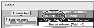 PANASONIC DMR-EX773 - ■ Pour enregistrer dossier par dossier - 1