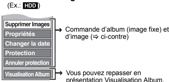 PANASONIC DMR-EX773 - Appuyez sur [▲, ▼] pour choisir l'opération à effectuer, puis appuyez sur [OK]. - 2