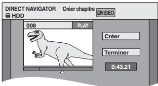 PANASONIC DMR-EX773 - Appuyez sur [OPTION], puis [▲, ▼] choisir l'opération à effectuer, puis appuyez sur [OK]. - 2