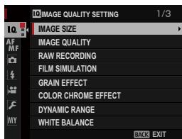 FUJIFILM GFX 50S - Using the Menus - 4