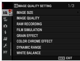 FUJIFILM GFX 50S - IMAGE QUALITY SETTING - 1