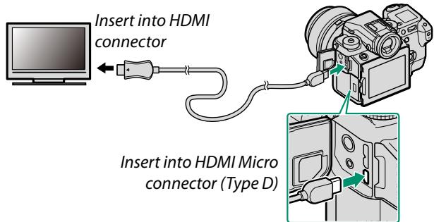FUJIFILM GFX 50S - Connecting to HDMI Devices - 1