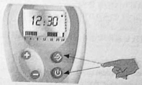 DELONGHI PARISIO - Sélectionner le jour et heures courants - 1