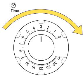DELONGHI SFORNATUTTO MW 20 - Mise en marche du four avec la fonction combinée micro-ondes + grill - 3