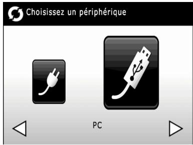 Choisissez un périphérique PC