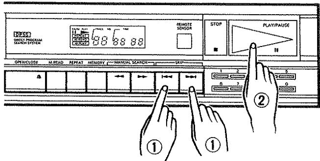 KENWOOD DP 860 - To play from a specific selection - 1