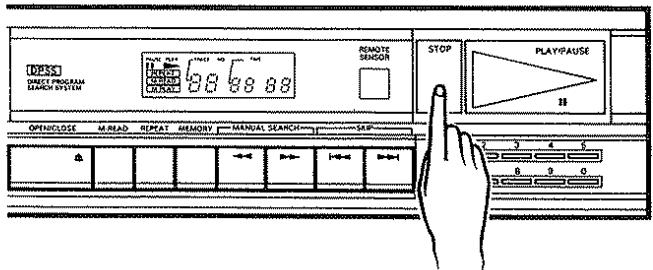 KENWOOD DP 860 - To stop memory play - 1
