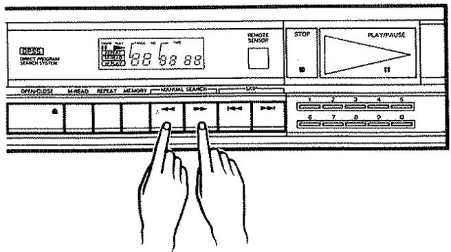 KENWOOD DP 860 - - Fast forward and fast backward operations - 1