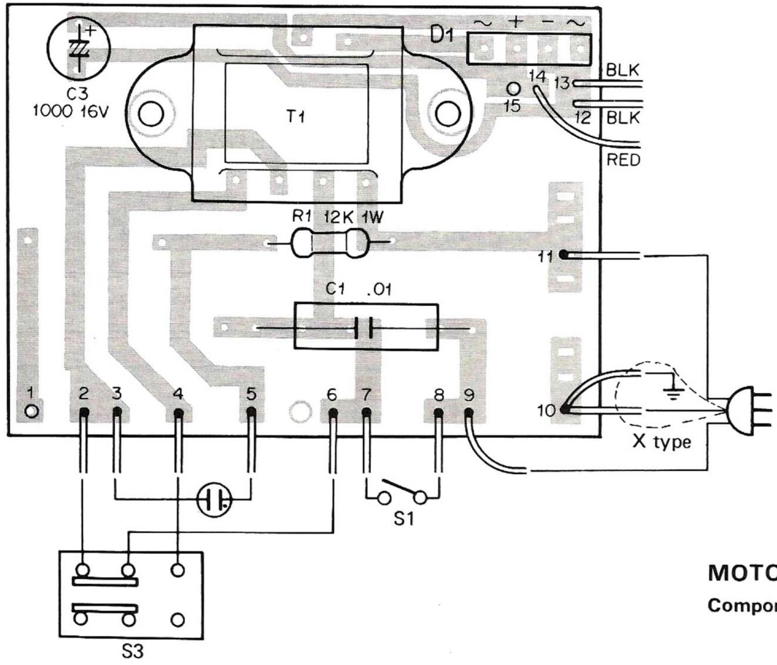 KENWOOD KD 2100 - POWER SUPPLY (X27-1400-02~06) - 1