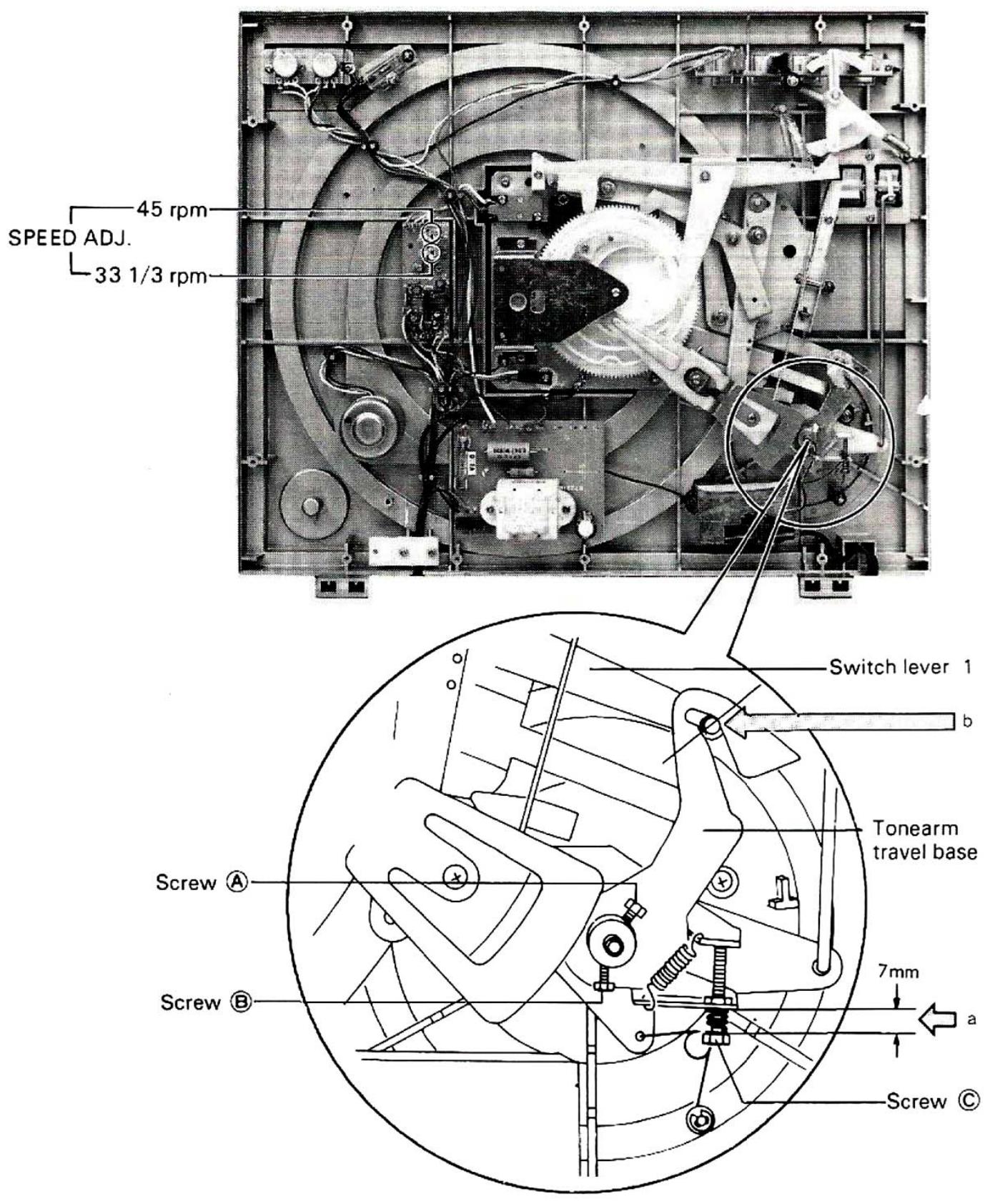 KENWOOD KD 2100 - Adjustment of AUTO-RETURN Position - 1
