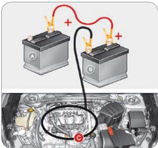 CITROEN C-CROSSER - Recherche d'un point de masse au niveau du support moteur droit - 2