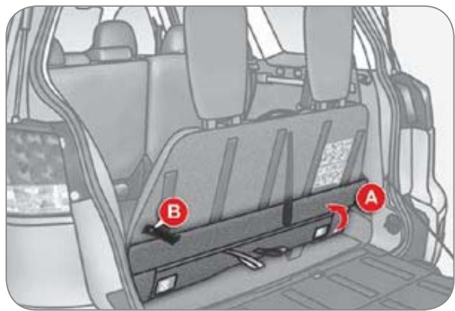 CITROEN C-CROSSER - Replier la banquette - 1