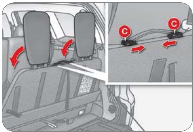CITROEN C-CROSSER - Replier la banquette - 3