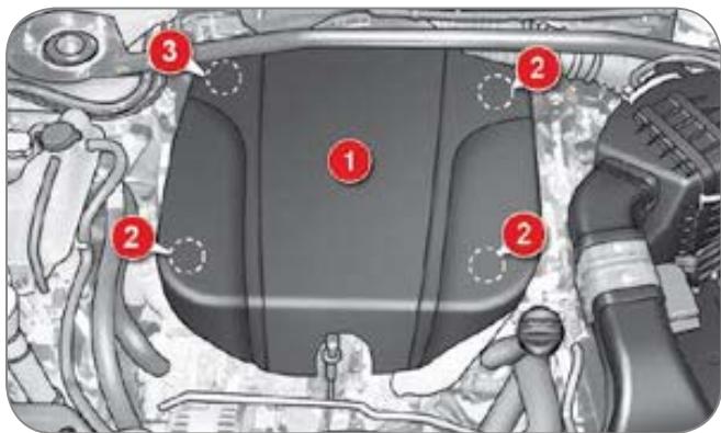 CITROEN C-CROSSER - Recherche d'un point de masse au niveau du support moteur droit - 1