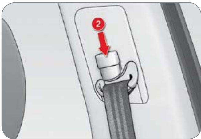 CITROEN C-CROSSER - Ceinture avant - 2
