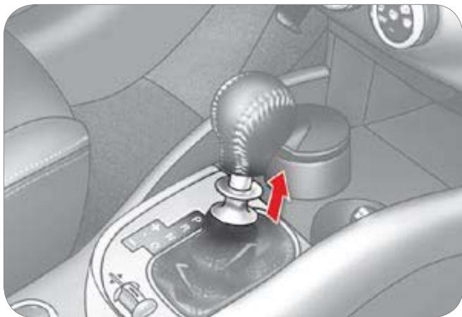 CITROEN C-CROSSER - Positions du levier de vitesses - 1