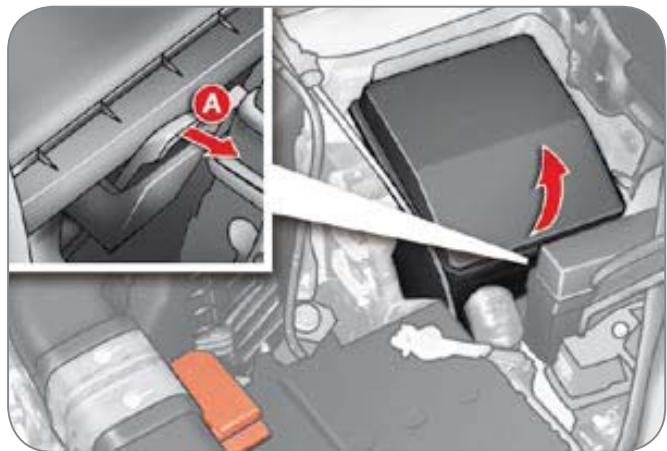 CITROEN C-CROSSER - Fusibles dans le compartiment moteur - 1