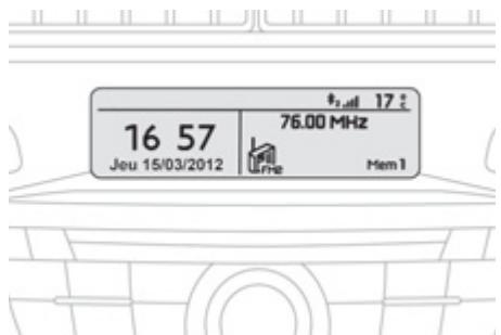 CITROEN C-ELYSEE - Affichages dans l'écran - 1