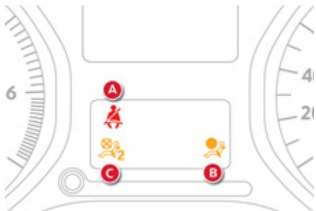 CITROEN C-ELYSEE - Ceintures avant et airbag frontal passager - 1