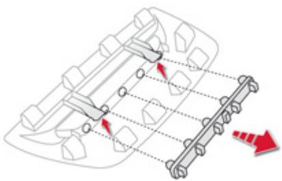 CITROEN C-ELYSEE - Changement du troisième feu de stop (5 lampes W5W) - 1