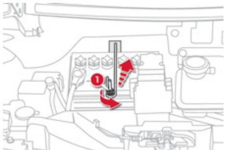 CITROEN C-ZERO - Recharger la batterie avec un chargeur de batterie - 1