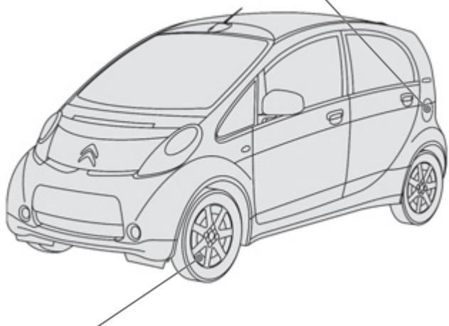 CITROEN C-ZERO - Trappe de recharge rapide - 2