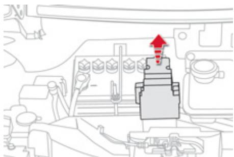 CITROEN C-ZERO - Démarrer à partir d'une autre batterie - 1