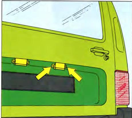 CITROEN C15 - Éclairages de plaque minéralogique - 1