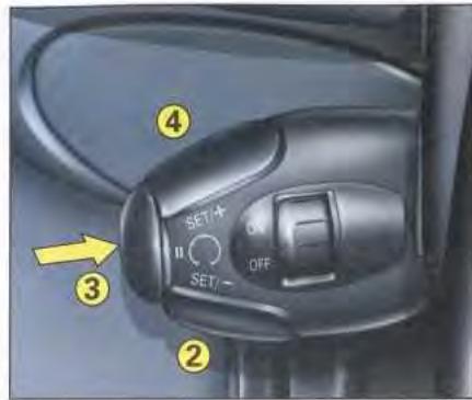 CITROEN C5 - Annulation de la vitesse mémorisée - 1