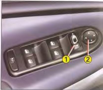 CITROEN C5 - Rétroviseurs extérieurs à commande électrique - 1